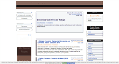 Desktop Screenshot of convenioscolectivosdetrabajo.com